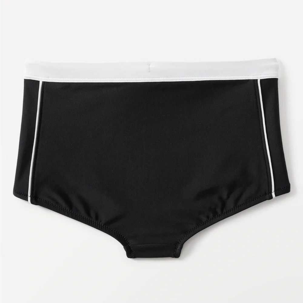 NWT Athleta Girl 2 Piece Adjustable Bikini top & High Rise Swim Shortie Sz M/8